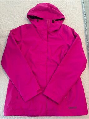 Marmot Bright Fuchsia Waterproof Hooded Jacket